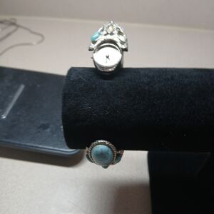 Turquoise and Silver Women's Bracelet